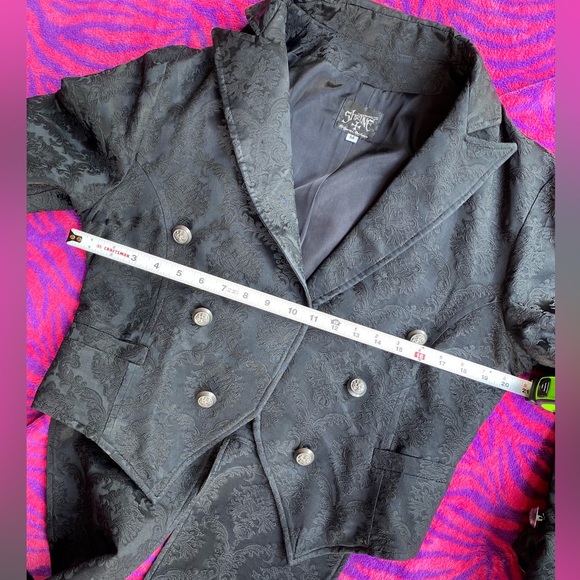 Custom Shrine of Hollywood steampunk jacket with tails. - Picture 6 of 9